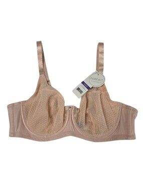 Parfait Paige Full Busted Underwired Unlined Lace Bra, Porcelain, Size 36D